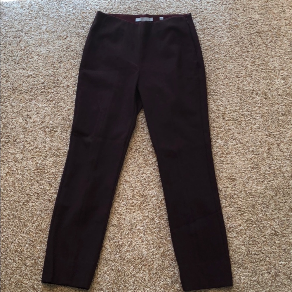 Merlot colored and tailored pant